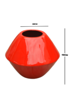 Elegant Onion-Shaped Fiber pot – 45CM Tall, Unique Design - Image 5