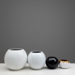Round ball Fiber pots | 60cm, 50cm, 30cm, 25cm in Height
