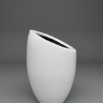 Chamfered Oval fiber Pots – Stylish & Durable Planters