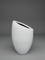 Chamfered Oval fiber Pots – Stylish & Durable Planters
