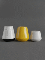 Mendels Deluxe fiber Flower Planters, Pots, Vases