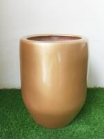 Chic Half-Cylinder fiber Pot – 42CM Tall, Modern Style - Image 2