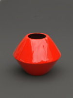 Elegant Onion-Shaped Fiber pot – 45CM Tall, Unique Design