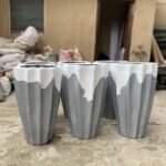 Stylish Okra fiber plant planter – 70CM Tall, Modern & Elegant - Image 2