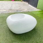 30cm Pebble Pot fiber Flower Pot/Planter/vase For Outdoor/Indoor decor