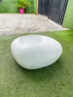 30cm Pebble Pot fiber Flower Pot/Planter/vase For Outdoor/Indoor decor