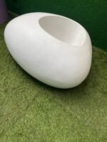 Pebble Pot fiber Flower Pot/planter/Vase for Interior & Exterior Design | Height:30cm - Image 3