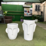 43cm Linear Face fiber flower Pot/Vase/Planter for Indoor/Outdoor - Image 3